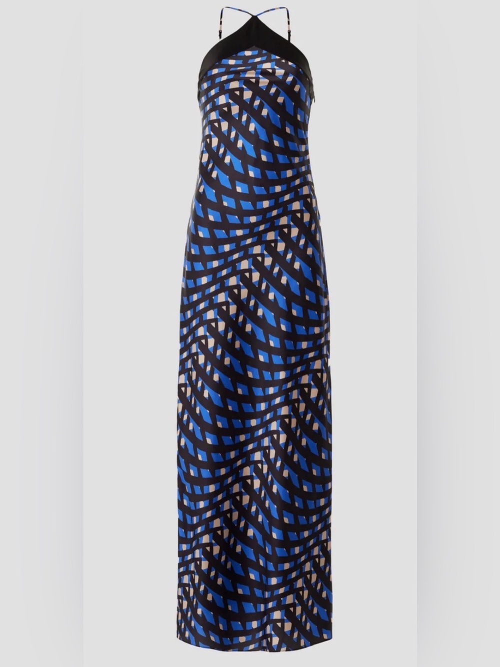 STAUD CUBISM DRESS - ARGYLE BLACK, SIZE L - Picture 5 of 16